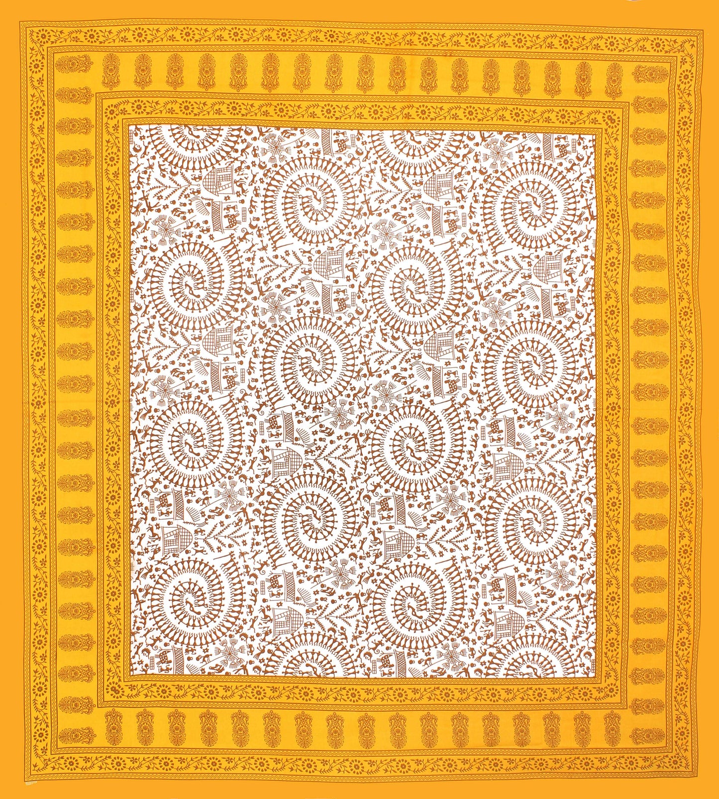 100% Cotton Bedsheet 280-TC Cotton Queen Size Bedsheet With 2 Pillow Cover's www.jaipurtohome.com