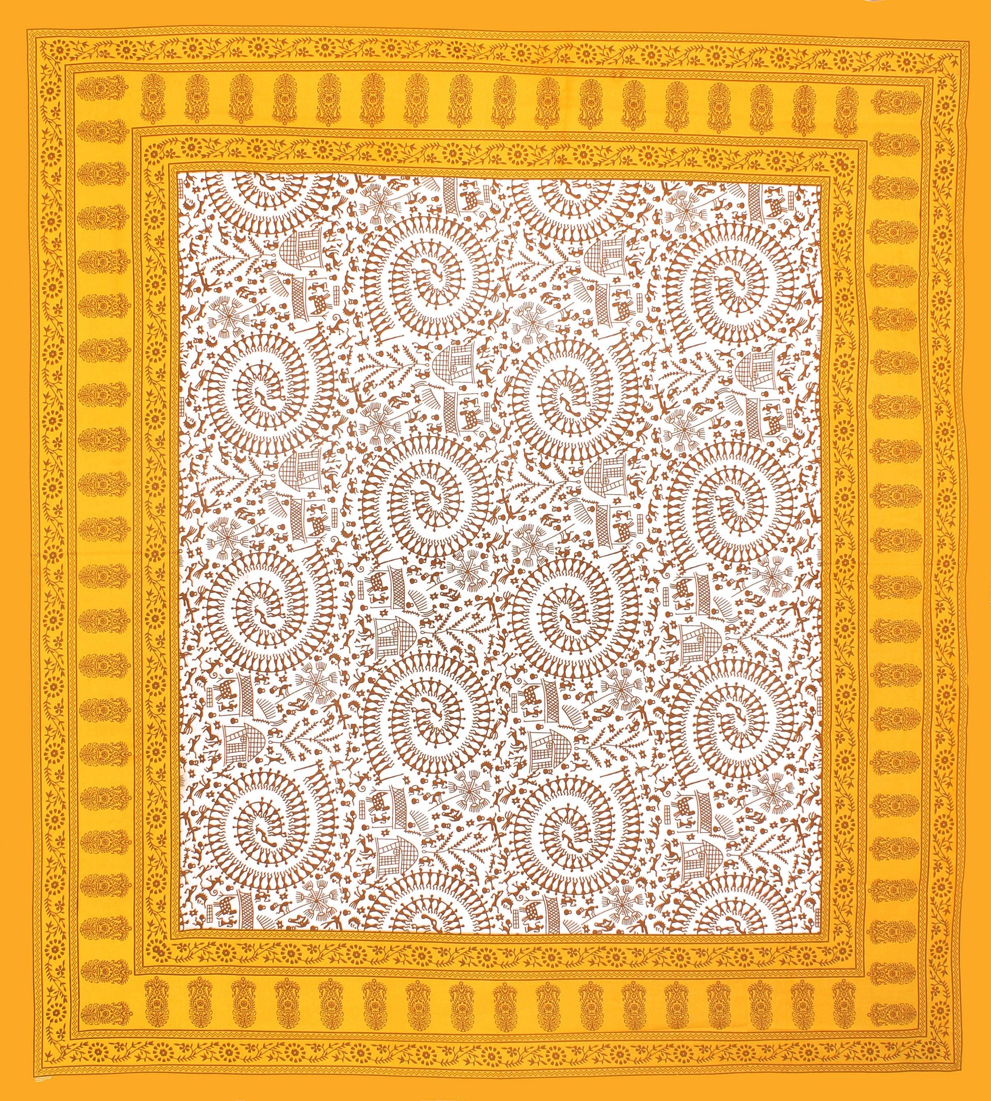 100% Cotton Bedsheet 280-TC Cotton Queen Size Bedsheet With 2 Pillow Cover's www.jaipurtohome.com