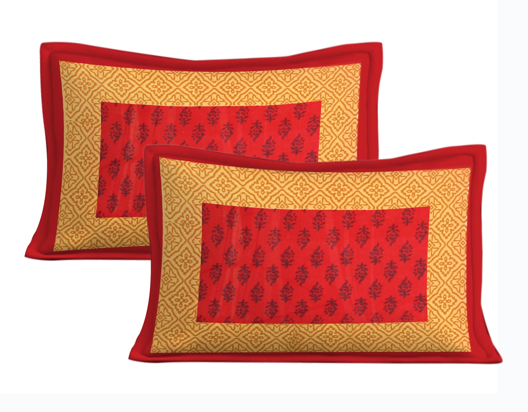 Trendy Bedsheet 100%  Cotton Queen Size Bedsheet With 2 Pillow Cover www.jaipurtohome.com