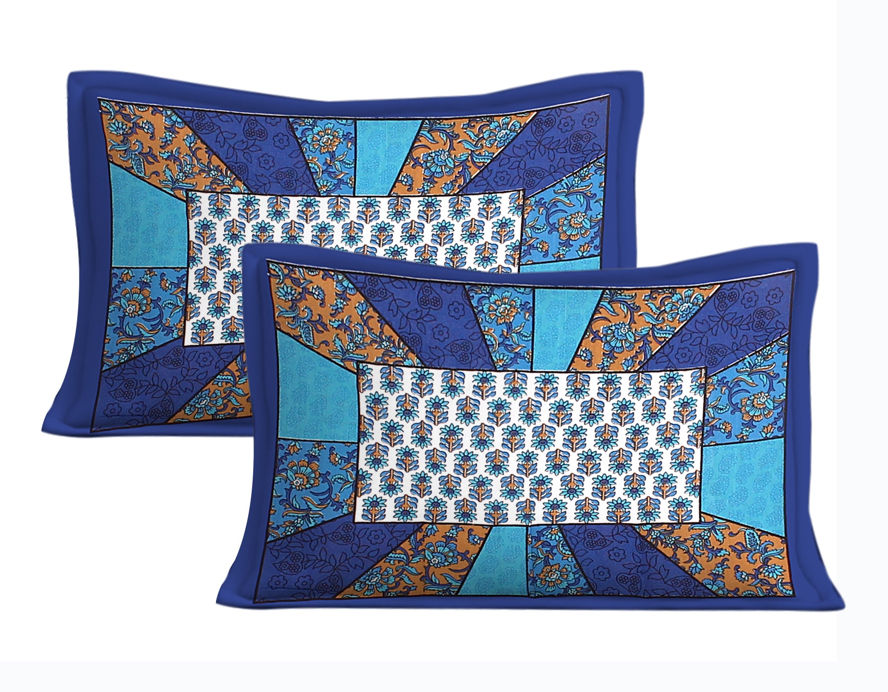 Jaipuri 100% Cotton Jaipuri Double Size Bedsheet ( 280 TC ) JAIPUR PRINTS