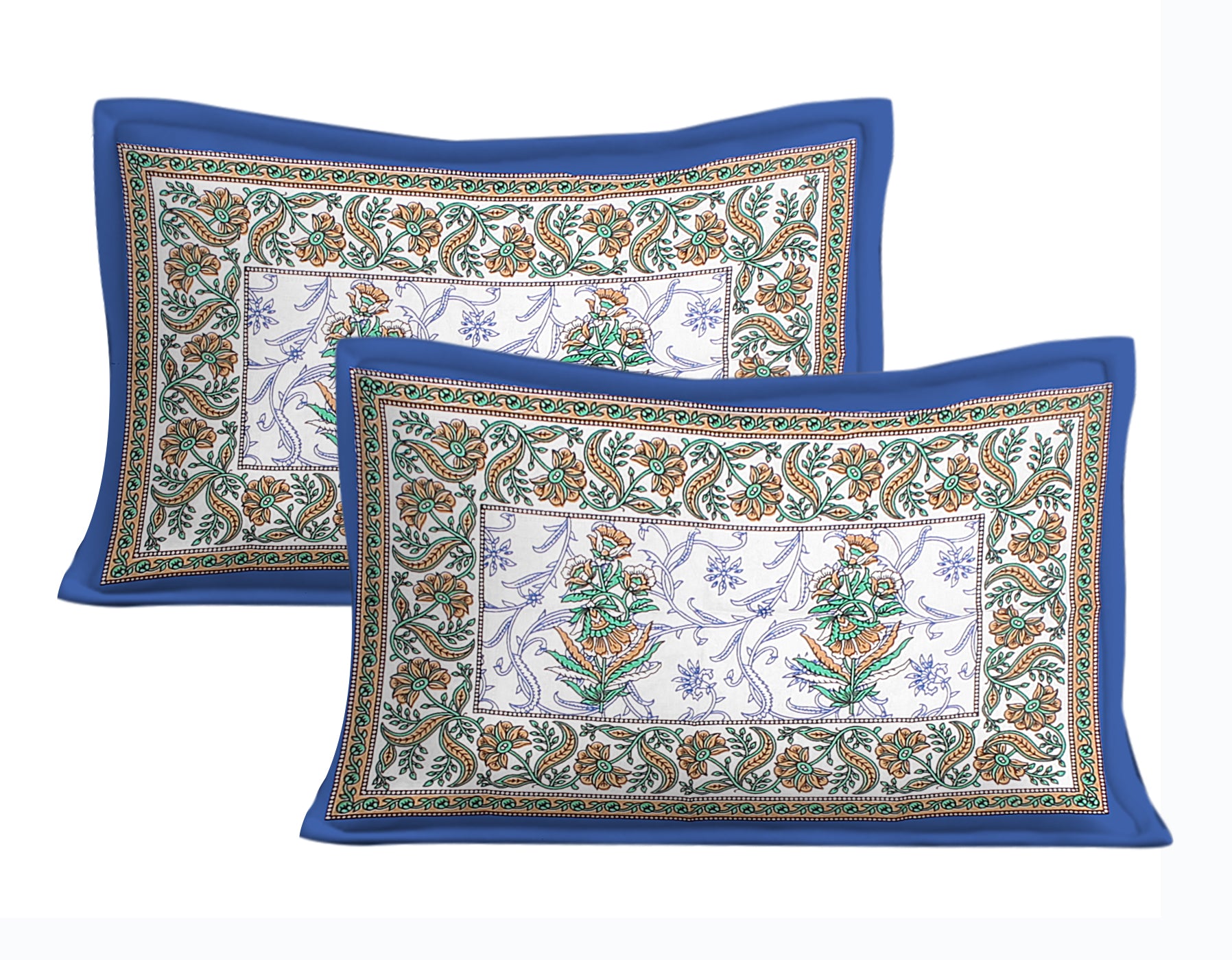 Trendy Bedsheet 100% Cotton Bedsheet 280-TC Cotton Queen Size Bedsheet With 2 Pillow Cover www.jaipurtohome.com