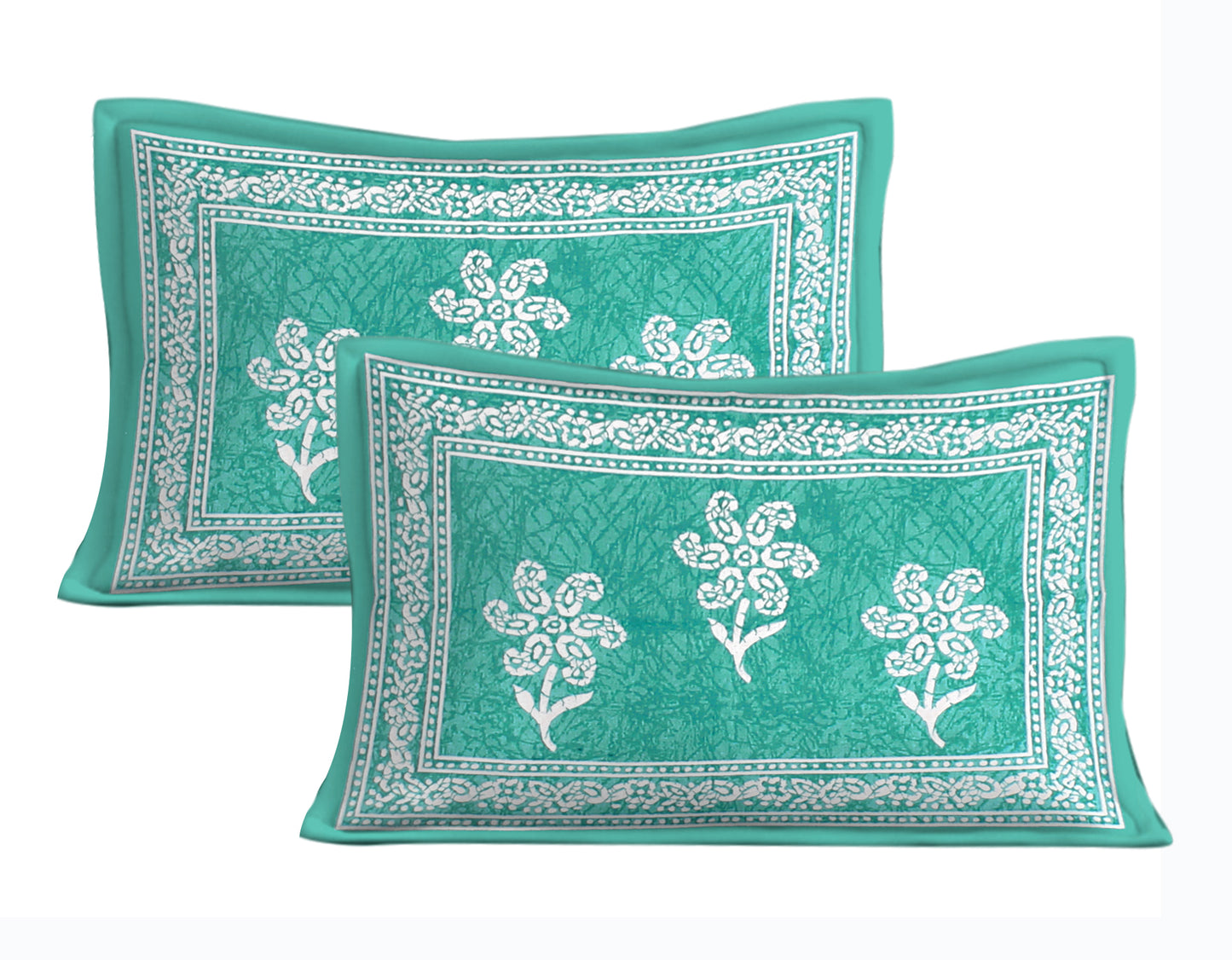 Rajasthani Trendy Bedsheet 100% Cotton Bedsheet 280-TC Cotton Queen Size Bedsheet With 2 Pillow Cover www.jaipurtohome.com