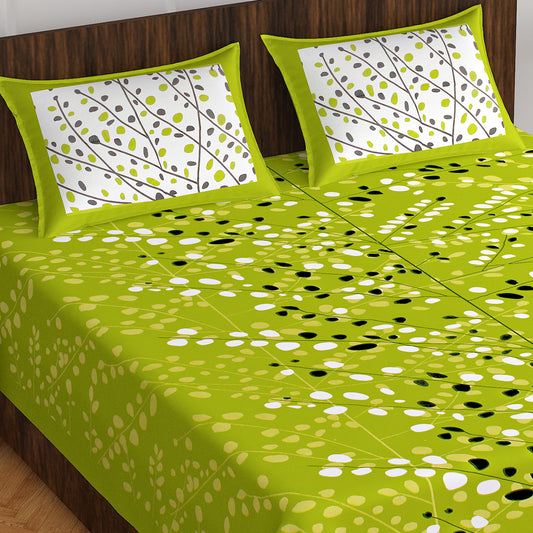 Jaipuri 100% Cotton Rajasthani Jaipuri Queen Size Bedsheet with 2 Pillow Cover. www.jaipurtohome.com