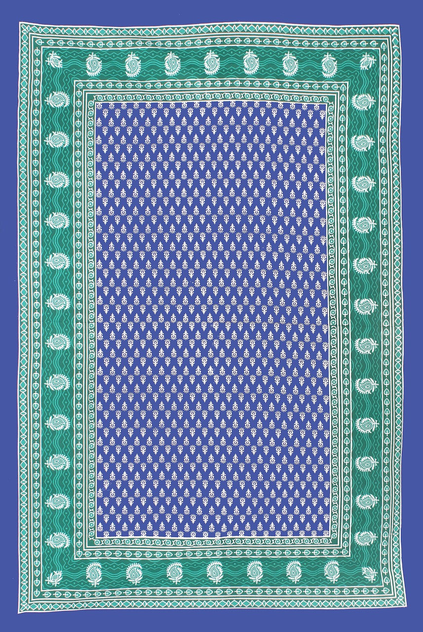 Jaipuri 100% Cotton Single Bedsheet Jaipur To Home