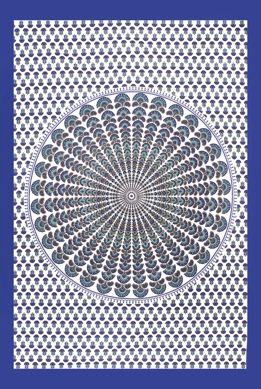 Jaipuri 100% Cotton Single Bedsheet Jaipur To Home
