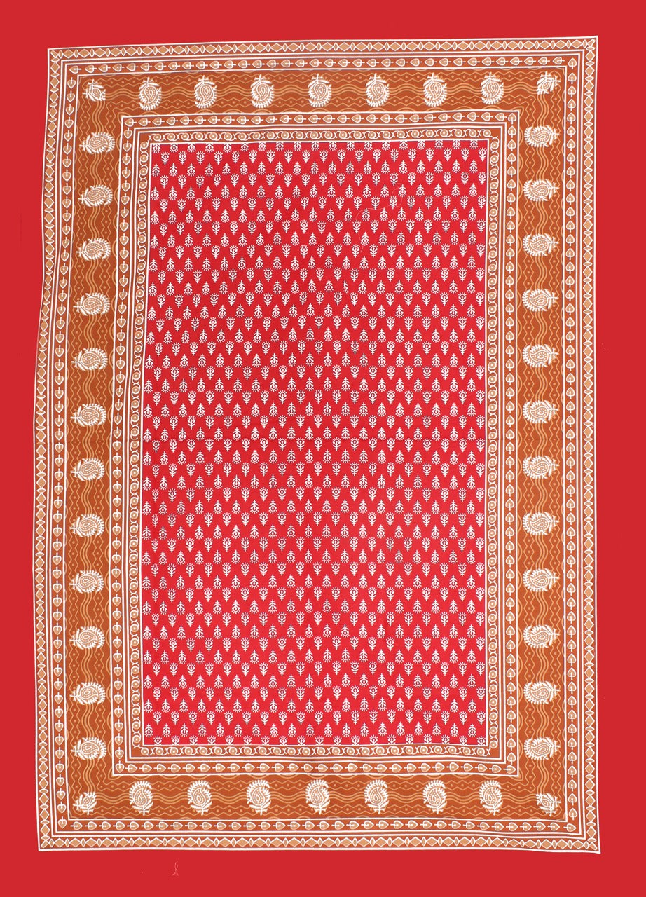 Jaipuri 100% Cotton Single Bedsheet Jaipur To Home