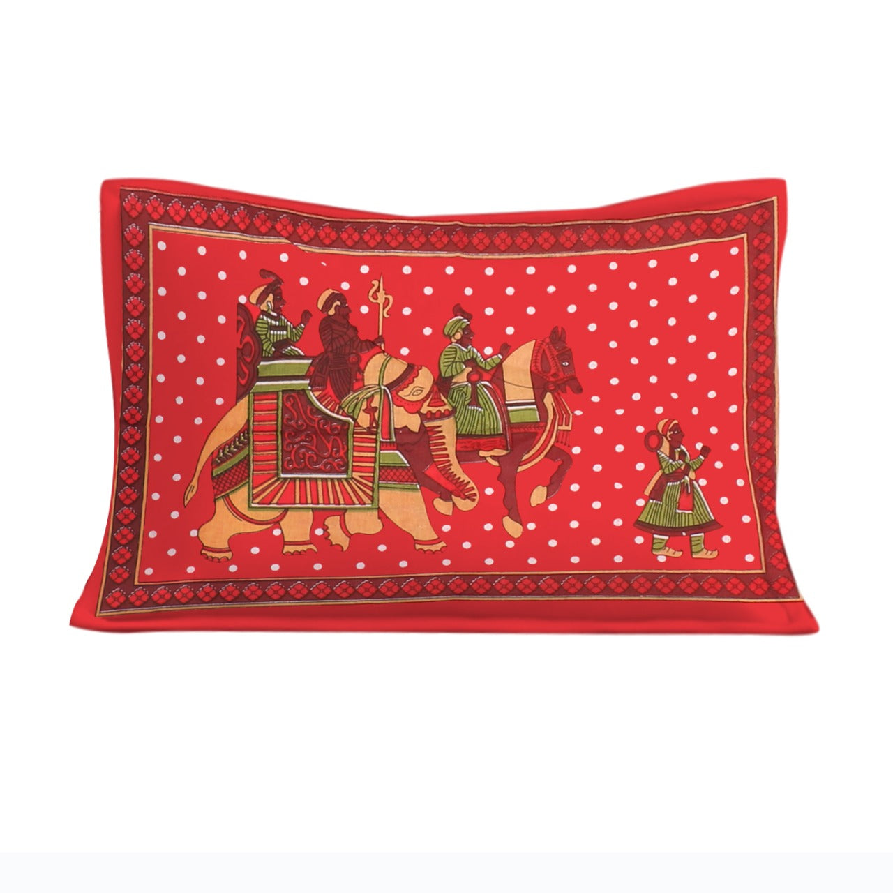 Jaipuri 100% Cotton Single Bedsheet Jaipur To Home