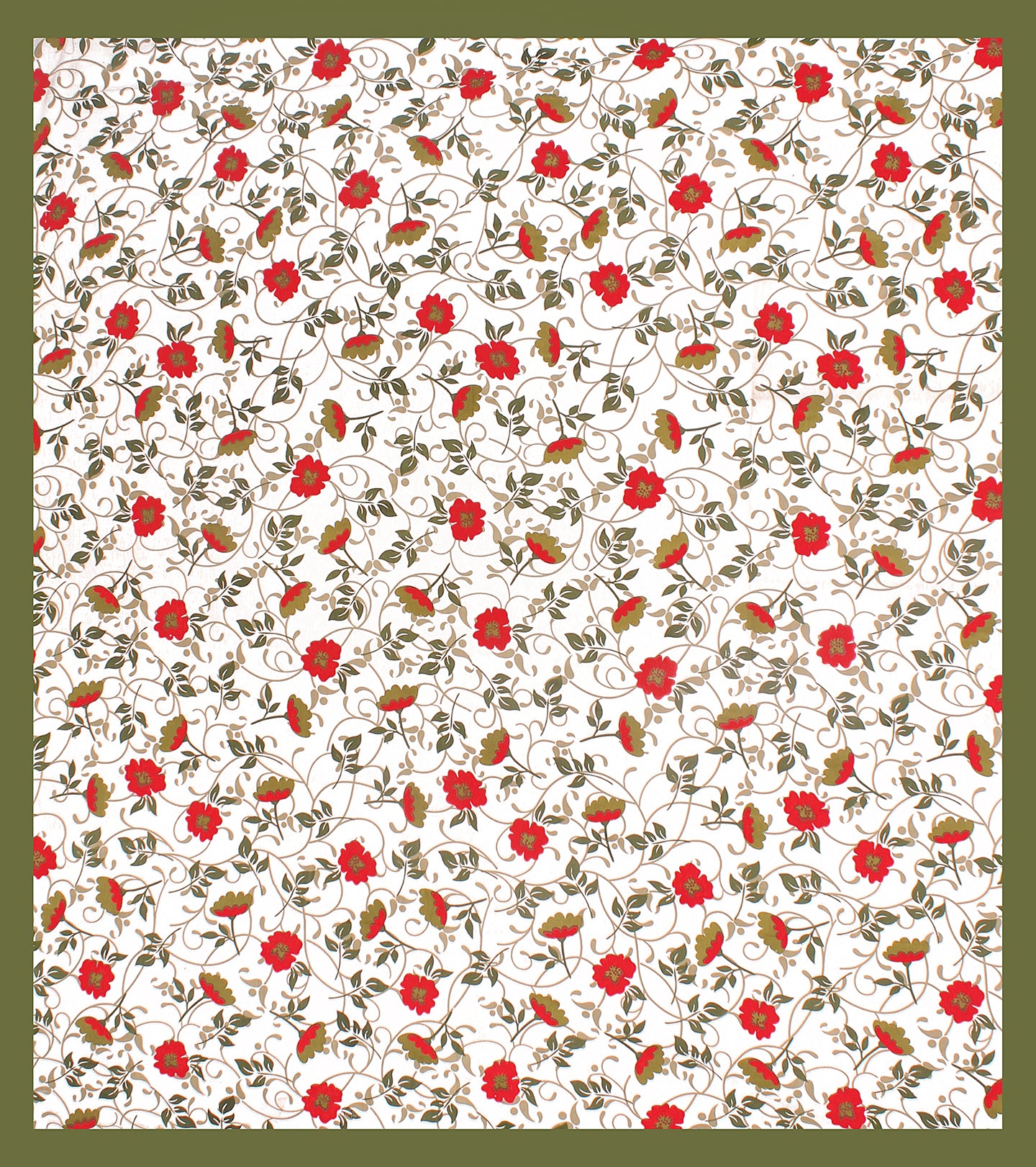 JAIPUR TO HOME 100% Cotton Traditional Jaipuri Print 1 Bedsheet with 2 Pillow Covers JAIPUR TO HOME