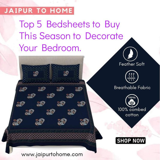 Shop Jaipur Double Bed Sheets @ Up to 60% OFF! – Jaipur Fabric