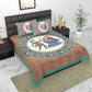 Trendy Bedsheet 100% Cotton Queen Size Bedsheet With 2 Pillow Cover Set