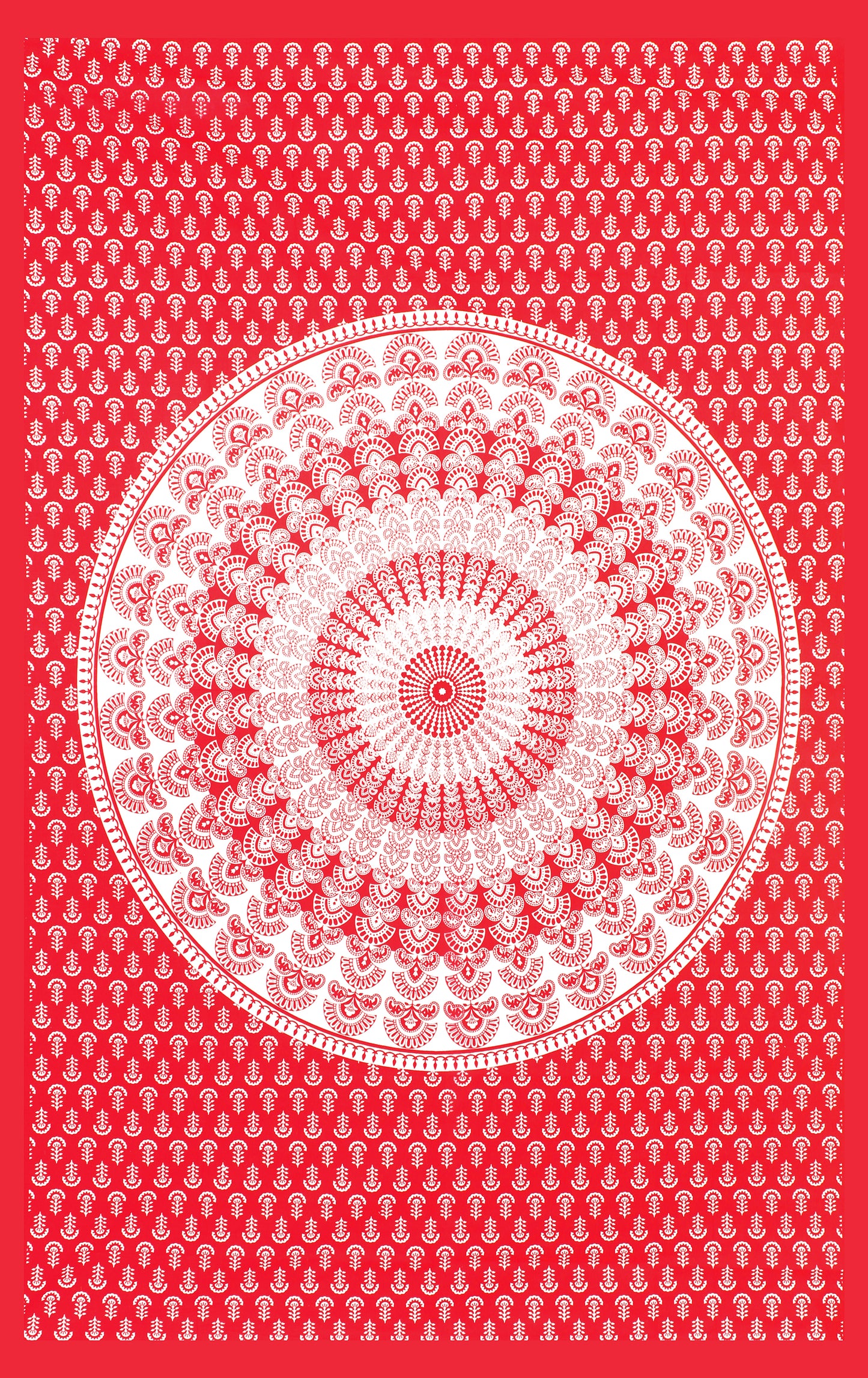 New Jaipuri Mor Pankh Jaipuri 100% Cotton Single Bedsheet