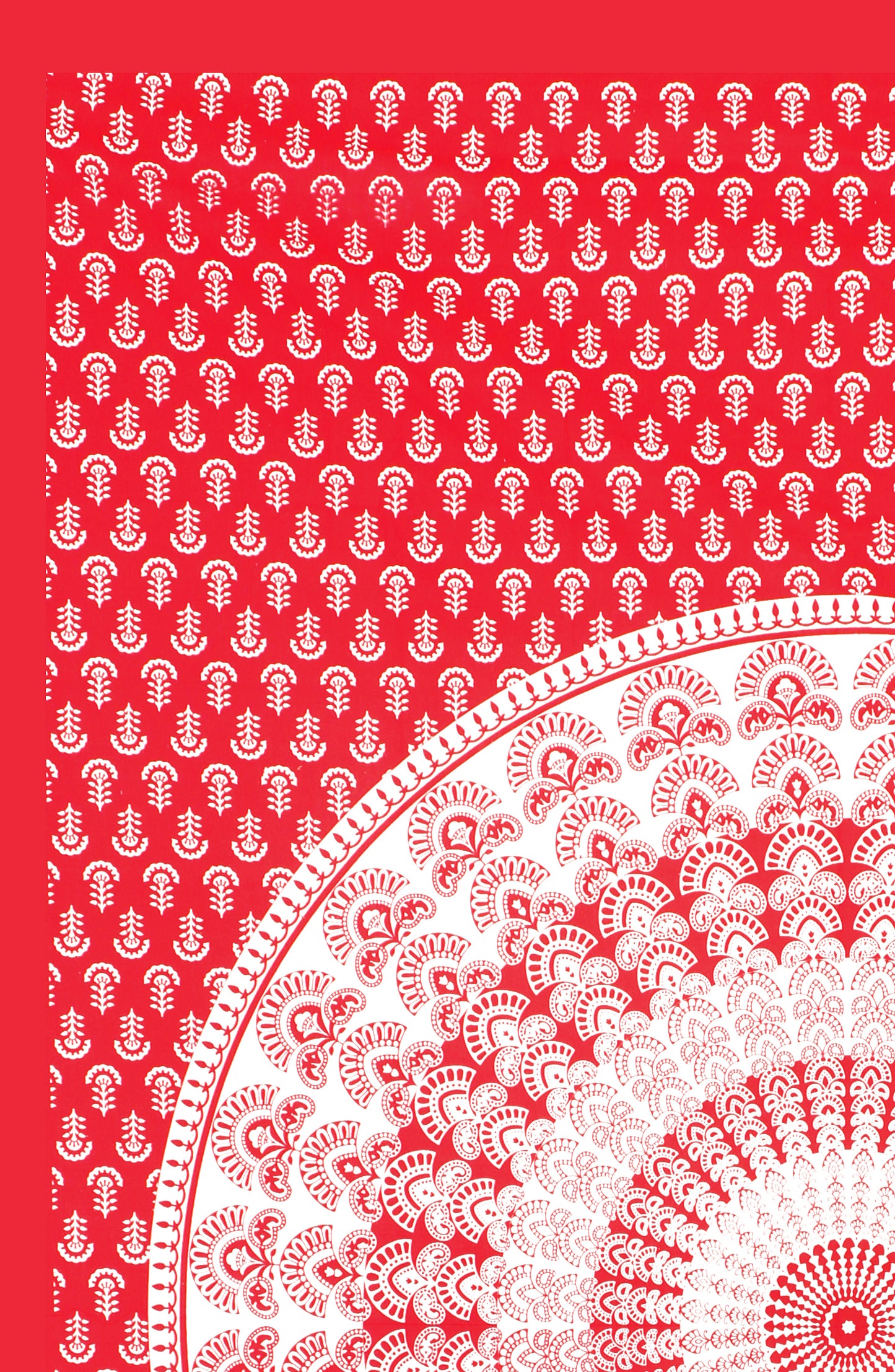 New Jaipuri Mor Pankh Jaipuri 100% Cotton Single Bedsheet