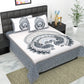 Royal Jaipuri Mayur Bedsheet 100% Cotton Queen Size Bedsheet With 2 Pillow Cover Set