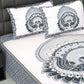Royal Jaipuri Mayur Bedsheet 100% Cotton Queen Size Bedsheet With 2 Pillow Cover Set