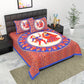 Trendy Bedsheet 100% Cotton Queen Size Bedsheet With 2 Pillow Cover Set