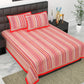 Trendy Bedsheet 100% Cotton Queen Size Bedsheet With 2 Pillow Cover