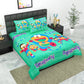 Trendy Bedsheet 100% Cotton Queen Size Bedsheet With 2 Pillow Cover Set