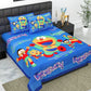 Trendy Bedsheet 100% Cotton Queen Size Bedsheet With 2 Pillow Cover Set