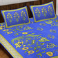 100% Cotton Bedsheet 280-TC Cotton Queen Size Bedsheet With 2 Pillow Cover