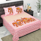 Trendy Bedsheet 100% Cotton Queen Size Bedsheet With 2 Pillow Cover Set