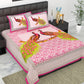 Trendy Bedsheet 100% Cotton Bedsheet 280-TC Cotton Queen Size Bedsheet With 2 Pillow Cover