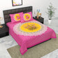 Trendy Bedsheet 100% Cotton Queen Size Bedsheet With 2 Pillow Cover Set