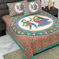 Trendy Bedsheet 100% Cotton Queen Size Bedsheet With 2 Pillow Cover Set