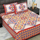 Trendy Bedsheet 100% Cotton Bedsheet 280-TC Cotton Queen Size Bedsheet With 2 Pillow Cover