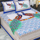Trendy Bedsheet 100% Cotton Queen Size Bedsheet With 2 Pillow Cover Set