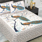 100% Cotton Bedsheet 280-TC Cotton Queen Size Bedsheet With 2 Pillow Cover Set