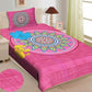Jaipuri 100% Cotton Single Bedsheet
