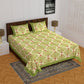 Rajasthani Trendy Bedsheet 100% Cotton Bedsheet 280-TC Cotton Queen Size Bedsheet With 2 Pillow Cover