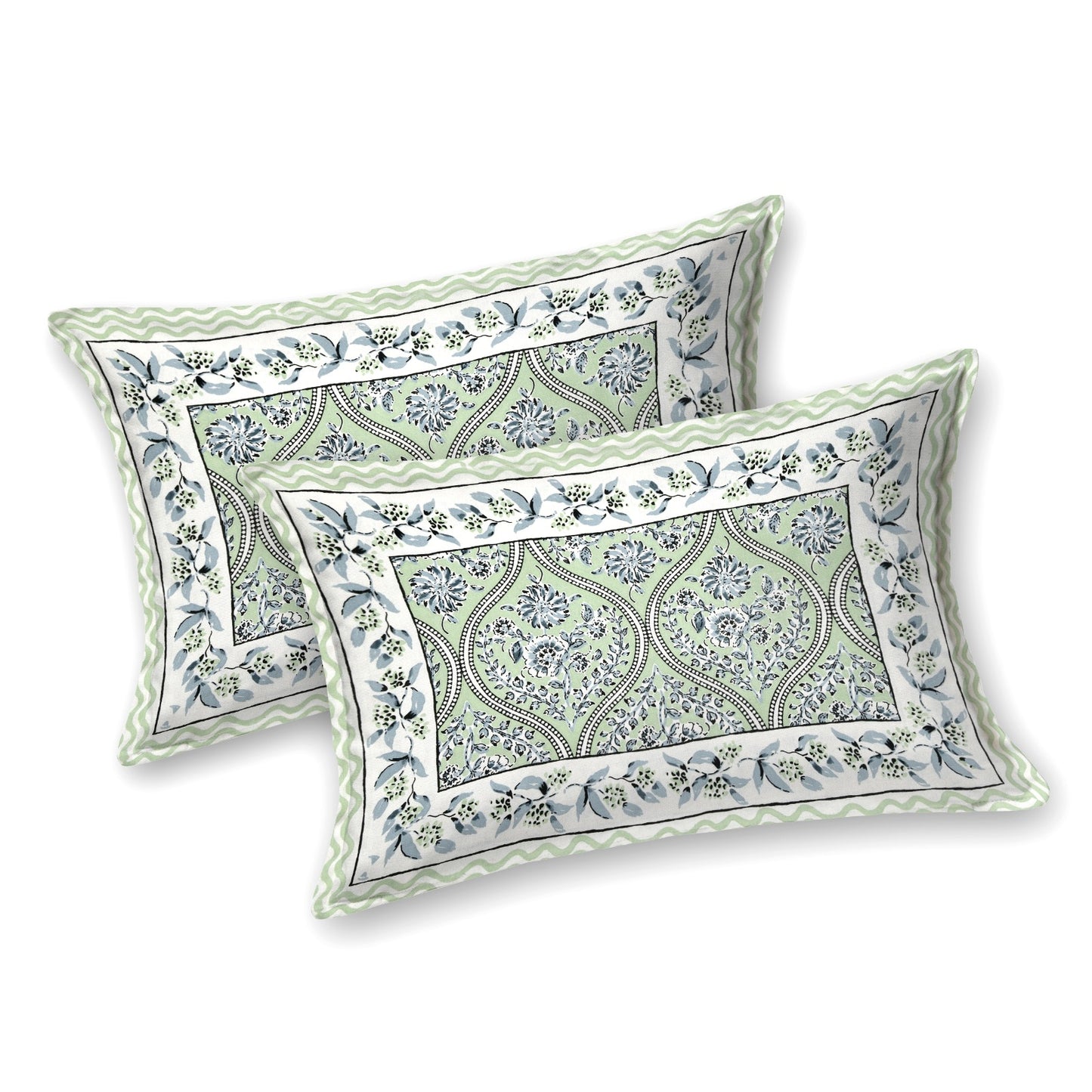 100% Cotton King Size Bedsheet with 2 Pillow Cover Set