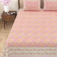 100% Cotton King Size Bedsheet with 2 Pillow Cover Set