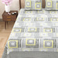 100% Cotton King Size Bedsheet with 2 Pillow Cover Set