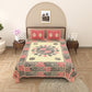 Kashis Print 100% Cotton King Size Bedsheet with 2 Pillow Cover Set