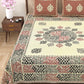 Kashis Print 100% Cotton King Size Bedsheet with 2 Pillow Cover Set