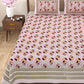 100% Cotton King Size Bedsheet with 2 Pillow Cover Set