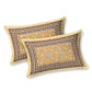 Armenia Print 100% Cotton King Size Bedsheet with 2 Pillow Cover Set