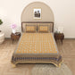 Armenia Print 100% Cotton King Size Bedsheet with 2 Pillow Cover Set