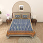 Armenia Print 100% Cotton King Size Bedsheet with 2 Pillow Cover Set