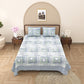 100% Cotton King Size Bedsheet with 2 Pillow Cover