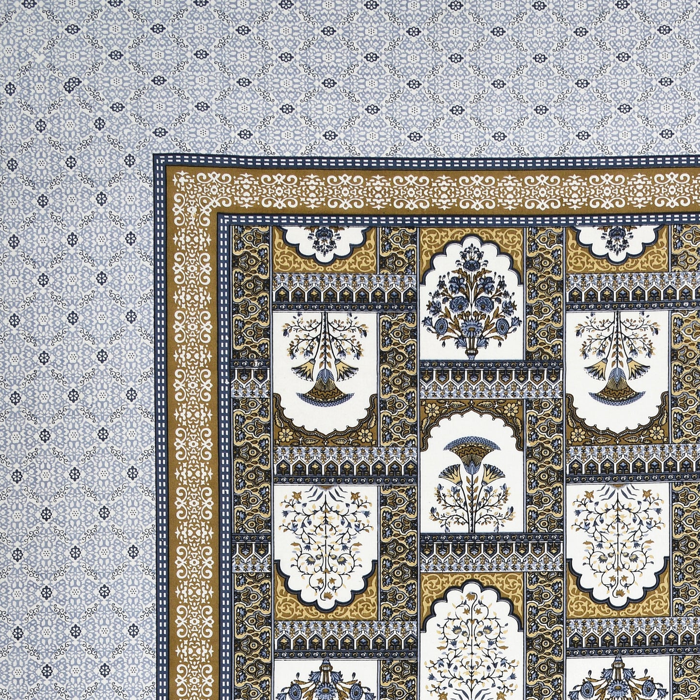 100% Cotton King Size Bedsheet with 2 Pillow Cover Set