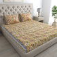 Bail Buti-Pot Bedsheet 100% Cotton Queen Size Bedsheet With 2 Pillow Cover Set