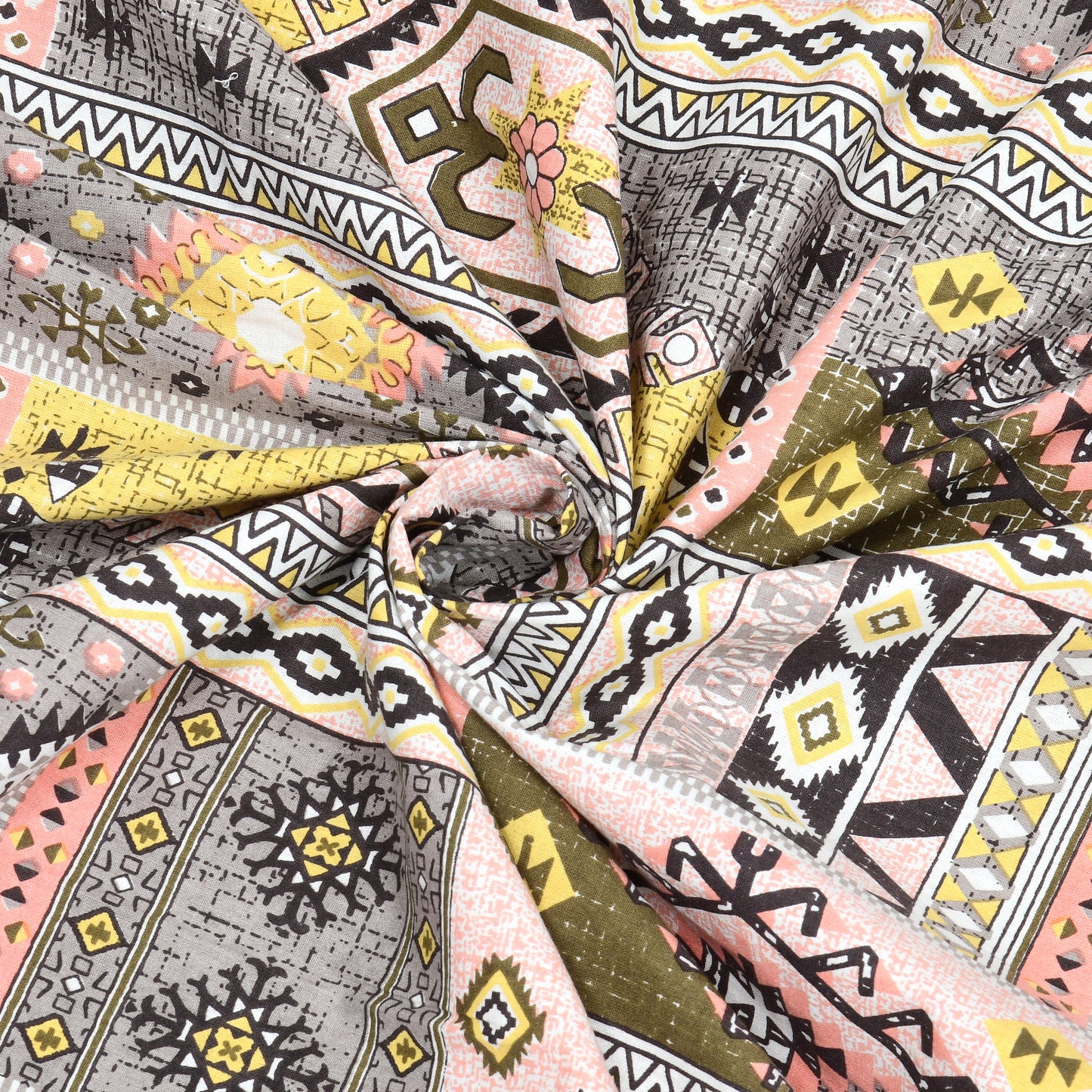 100% Cotton King Size Bedsheet with 2 Pillow Cover Set