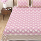 100% Cotton King Size Bedsheet with 2 Pillow Cover Set