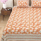 100% Cotton King Size Bedsheet with 2 Pillow Cover