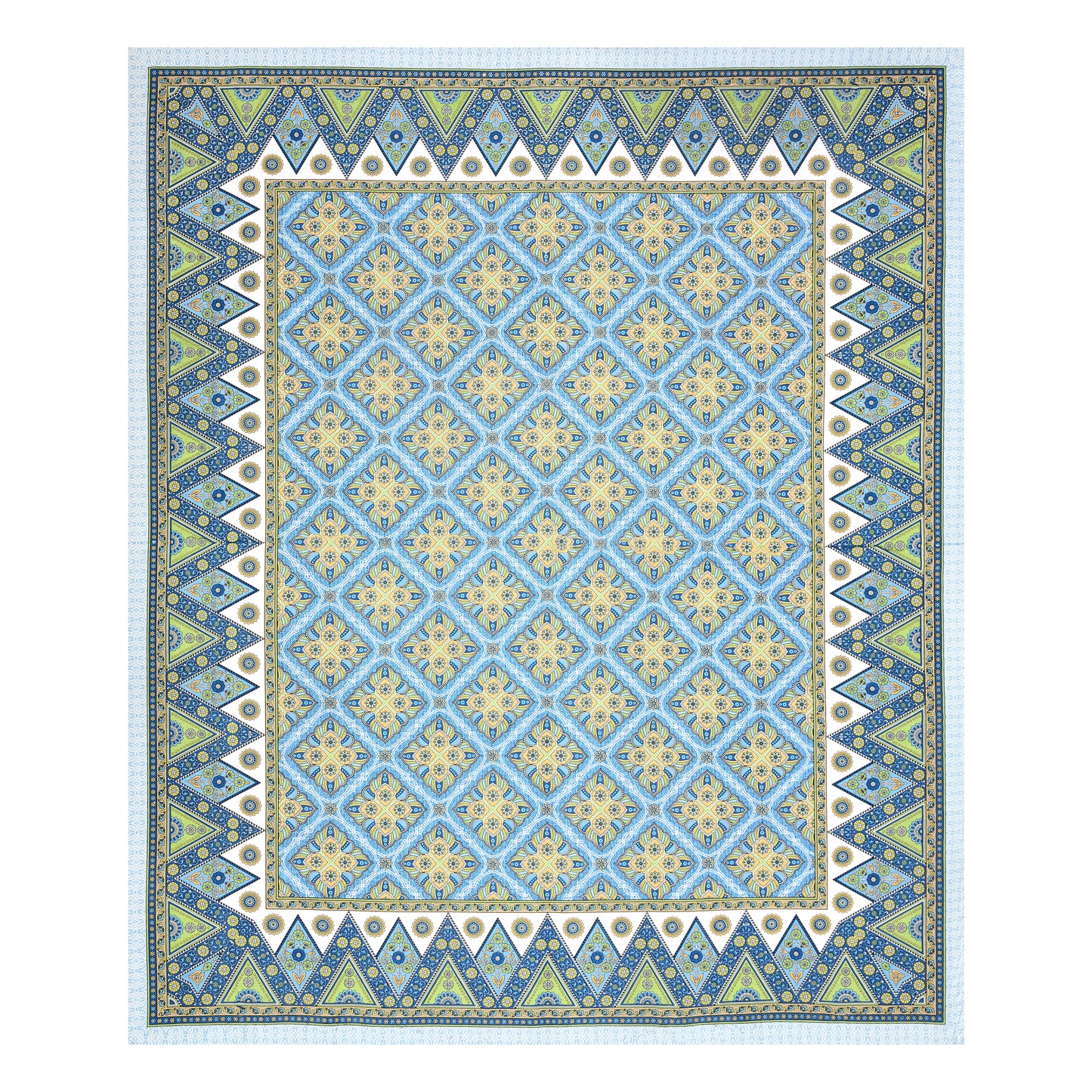 100% Cotton King Size Bedsheet with 2 Pillow Cover Set