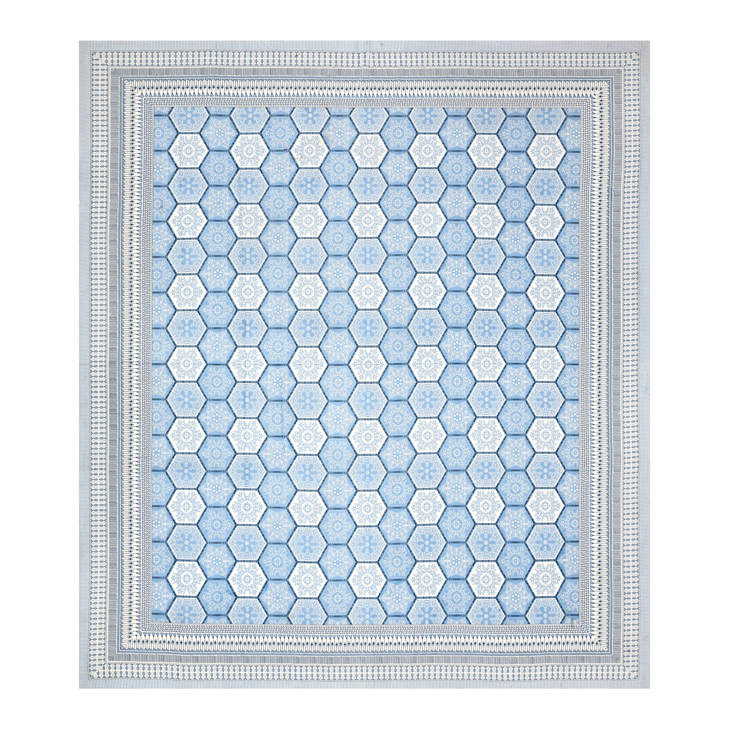 Neel Gagan 100% Cotton King Size Bedsheet with 2 Pillow Cover Set