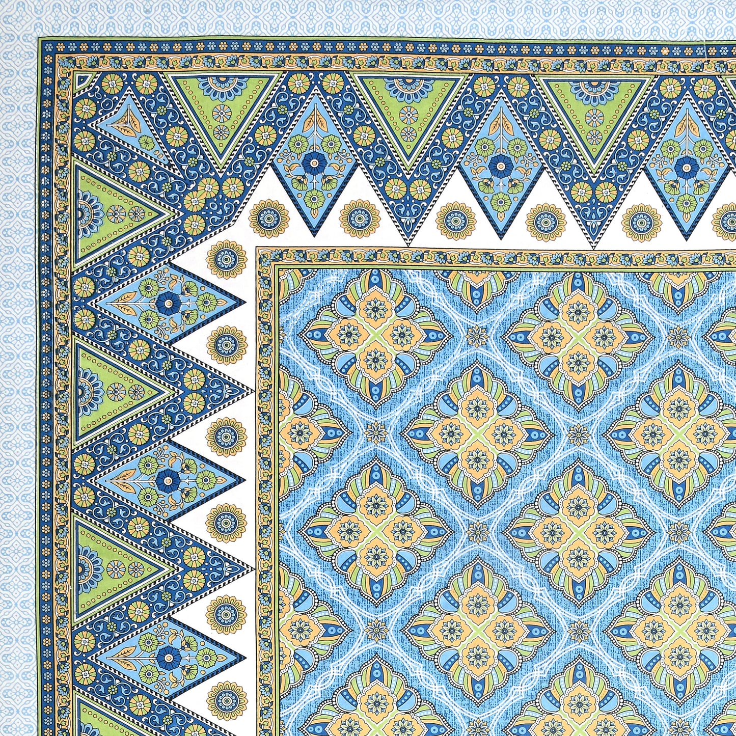 100% Cotton King Size Bedsheet with 2 Pillow Cover Set